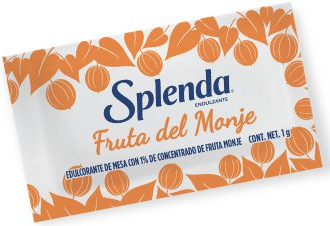 Sobre de azúcar fruta del monje