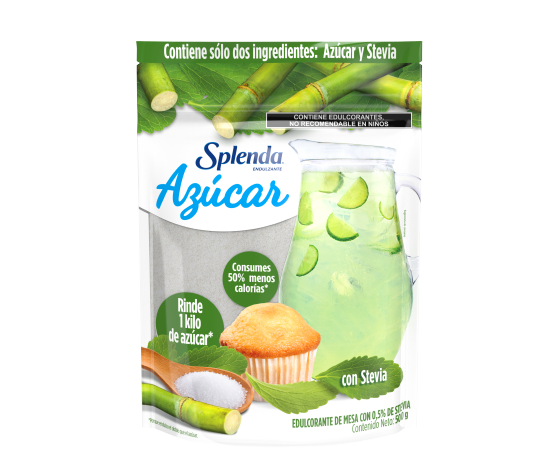 Azúcar Splenda o Stevia en bolsa