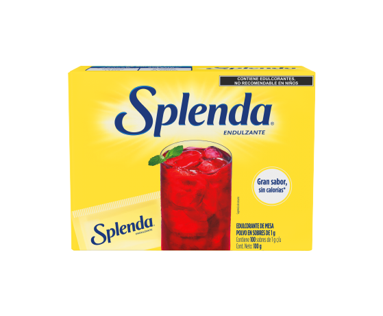 Sobres de Splenda en caja