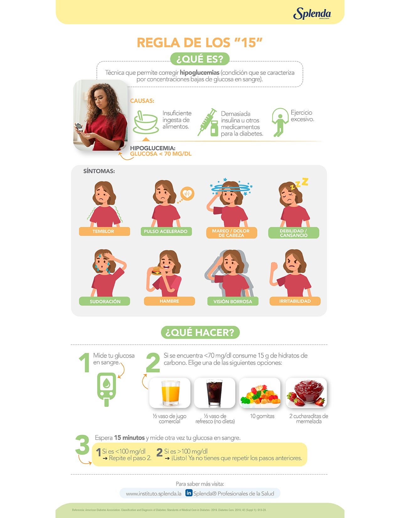 sintomas de hipoglucemia y cómo tratarla