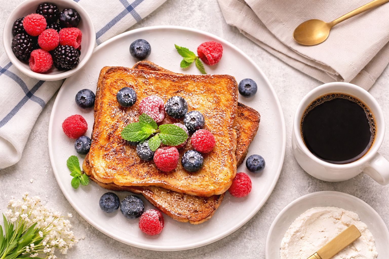 toast de berries